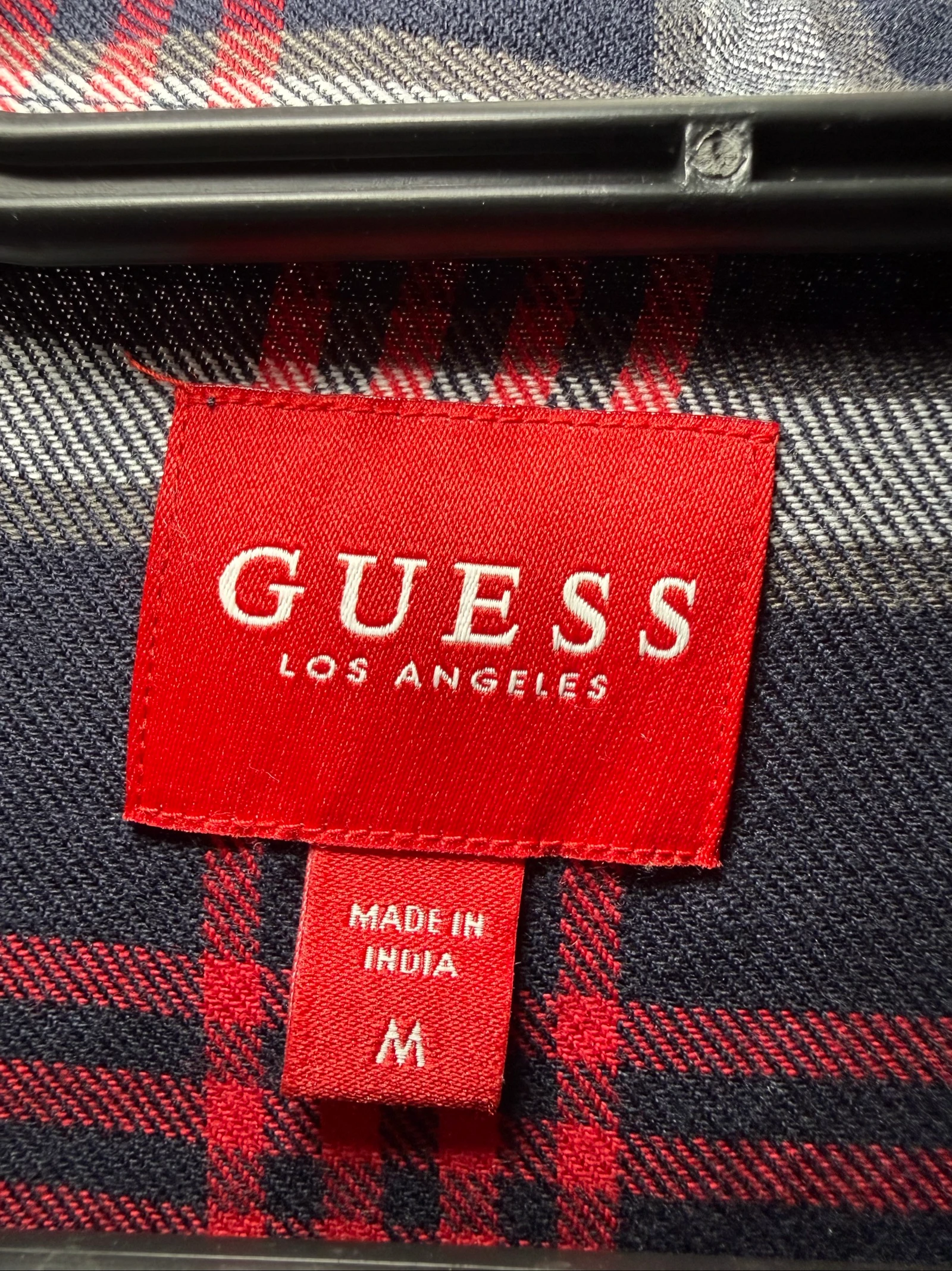 GUESS Plaid Shirt – Size M – photo 5